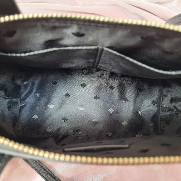 Kate Spade Joeley black glitter small satchel - Picture 3 of 3